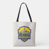 Tote Bag Fierté de l'État | Nebraska (Dos)