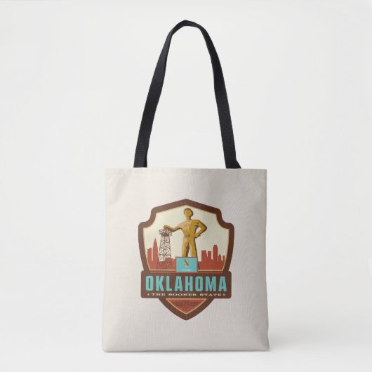 Tote Bag Fierté de l'État | Oklahoma (Devant)