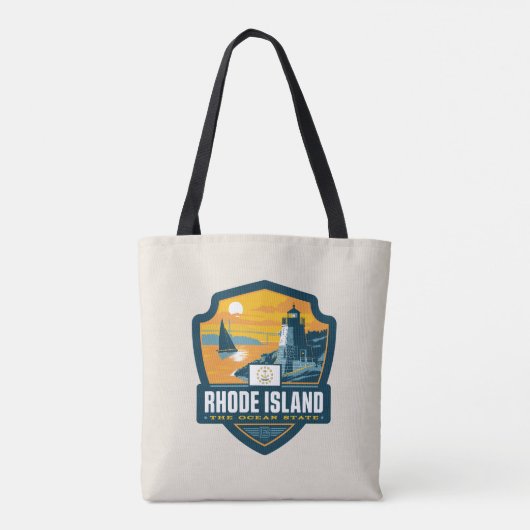 Tote Bag Fierté de l'État | Rhode Island (Dos)