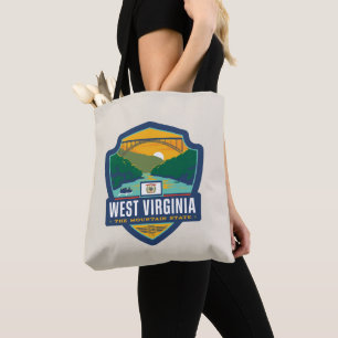 Tote Bag Fierté de l'État Virginie occidentale