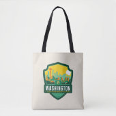 Tote Bag Fierté de l'État | Washington (Devant)