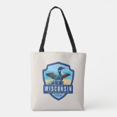 Tote Bag Fierté de l'État | Wisconsin (Dos)