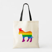 Tote Bag Fierté démocrate LGBTQ (Dos)
