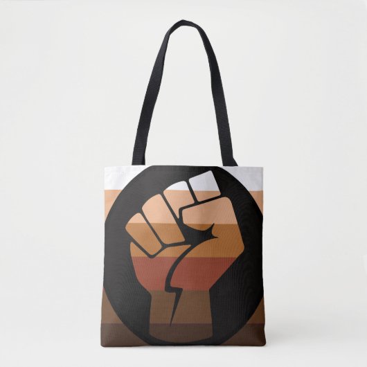 Tote Bag Fierté des gens de couleur (POC) (Devant)