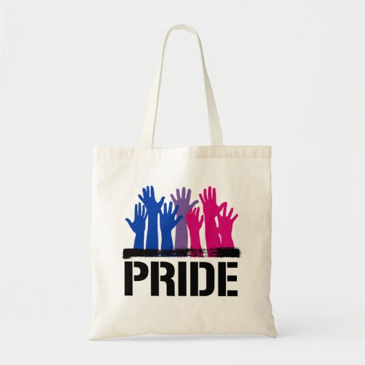 Tote Bag Fierté ensemble bisexuelle (Devant)