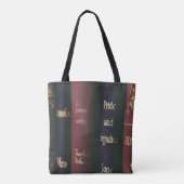 Tote Bag Fierté et préjugés, couverture du livre (Dos)