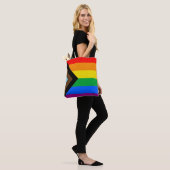 Tote Bag FIERTÉ LGBT (Progress Pride) (Sur le modèle)