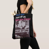 Tote Bag Fierté queer (De près)