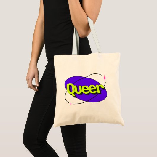 Tote Bag Fierté queer Y2K (Devant (produit))