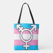 Tote Bag Fierté TRANS LGBTQ (Dos)