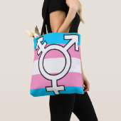 Tote Bag Fierté TRANS LGBTQ (De près)