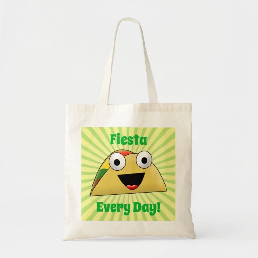 Tote Bag Fiesta Chaque Jour Mignonne Taco Drôle