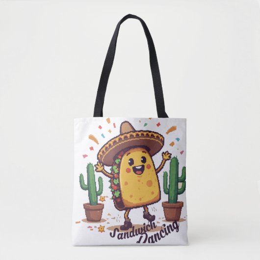 Tote Bag Fiesta sandwich dansante (Devant)