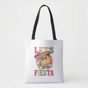 Tote Bag Fiesta Taco Design Fun Cinco de Mayo Mexicaine