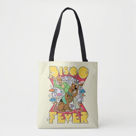 Tote Bag Fièvre de Disco avec Scooby et Shaggy (Devant)