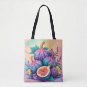 Tote Bag Fig coloré (Devant)
