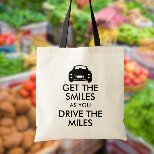 Tote Bag Figarations Obtenez les sourires Citation Figaro S