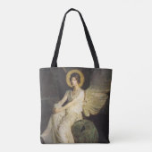Tote Bag Figure ailée assise sur un rocher par Abbott Thaye (Dos)