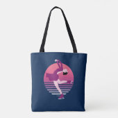 Tote Bag Figure Patineuse - Art De La Danse Sur Glace (Dos)