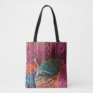 Tote Bag Fil de Bohème avec le tricot