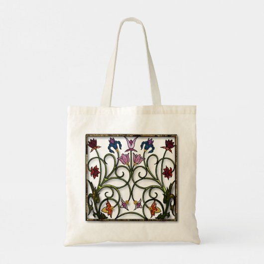 Tote Bag Filigree de jardin enchantée (Dos)