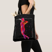 Tote Bag Fille à Bat (De près)