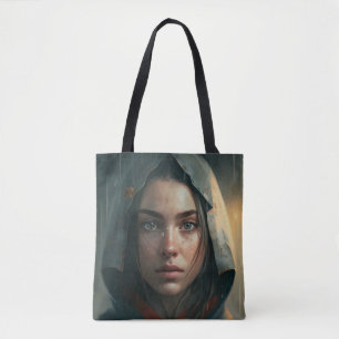 Tote Bag Fille à capuchon de pluie