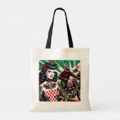 Tote Bag Fille à moto (Dos)