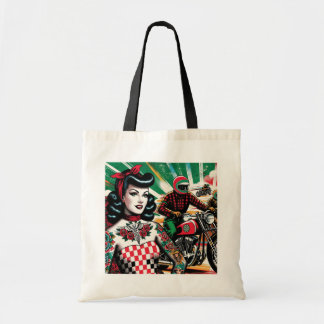 Tote Bag Fille à moto