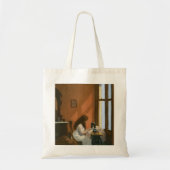 Tote Bag Fille à une machine à coudre (par Edward Hopper) (Devant)