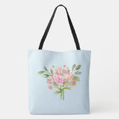 Tote Bag Fille Aquarelle Fleurs de ressort (Dos)