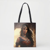 Tote Bag Fille arabe beauté orientale (Devant)