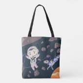 Tote Bag Fille Astéroïde (Dos)