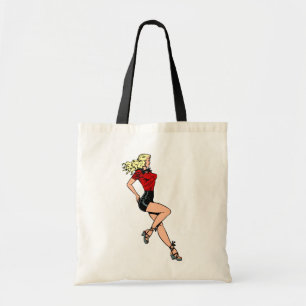 Tote Bag Fille au charme vintage de la porte à côté, blond