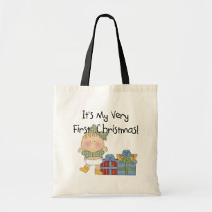 Tote Bag Fille avec cadeaux 1er T-shirts et cadeaux de Noël