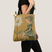 Tote Bag Fille avec Daisy Fourre-tout (De près)