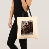 Tote Bag Fille avec guitare (Devant (produit))
