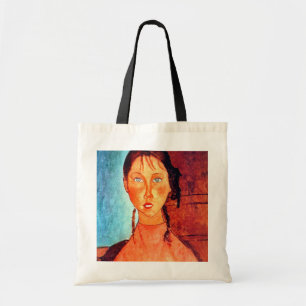 Tote Bag Fille avec Pigtails, Modigliani