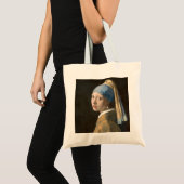 Tote Bag Fille avec une perle (Devant (produit))