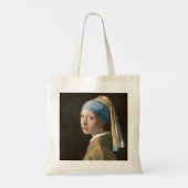 Tote Bag Fille avec une perle (Dos)