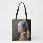 Tote Bag Fille avec une perle (Devant)