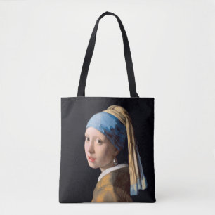 Tote Bag Fille avec une perle d'oreille-Johannes Vermeer