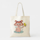 Tote Bag Fille Bath Time Amusant avec canard en caoutchouc  (Dos)