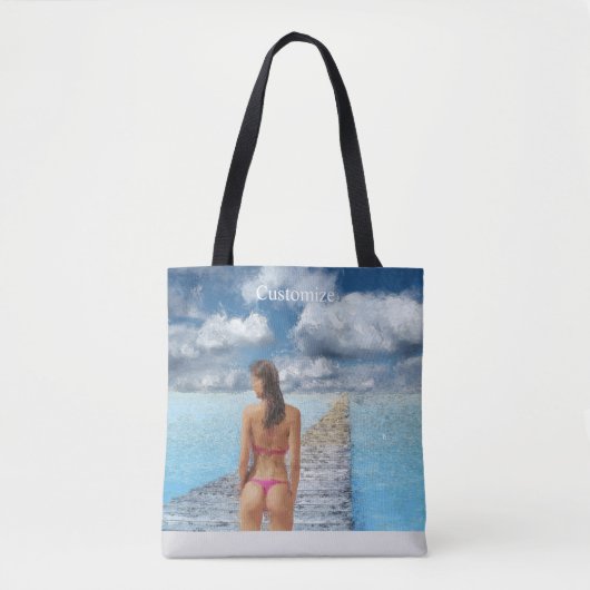 Tote Bag Fille Bikini Thunder_Cove (Devant)