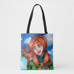 Tote Bag Fille chanceuse