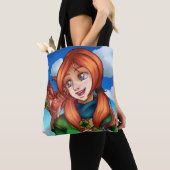 Tote Bag Fille chanceuse (De près)