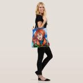 Tote Bag Fille chanceuse (Sur le modèle)