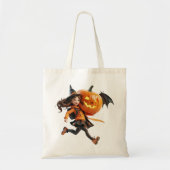 Tote Bag Fille Citrouille (Devant)