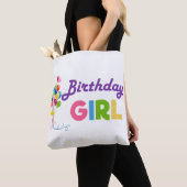 Tote Bag Fille d'anniversaire (De près)