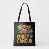 Tote Bag Fille d'anniversaire Cancun 2026 Voyage de vacance (Devant)